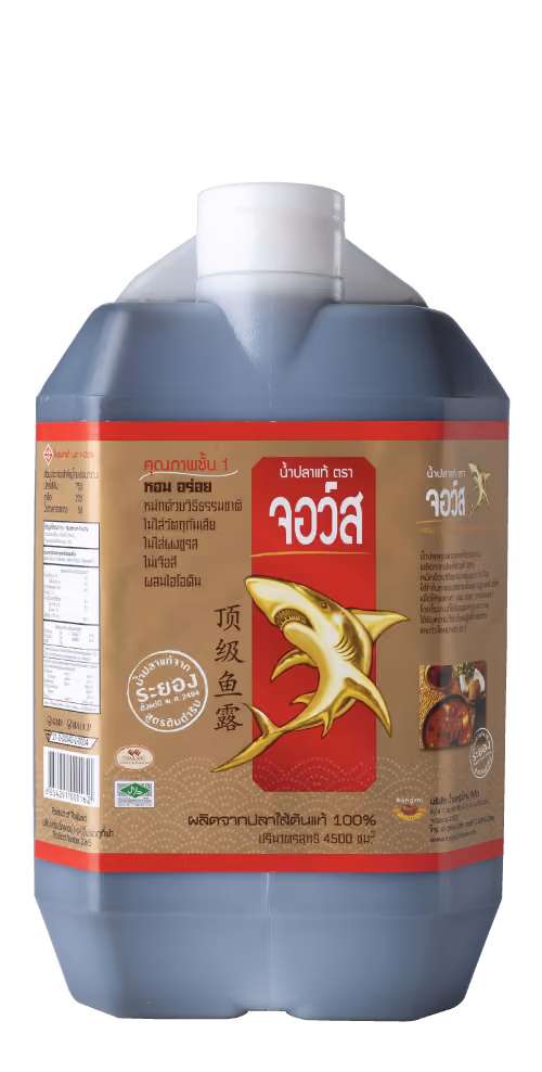 น้ำปลาจอว์ส 4500 มล. | น้ำปลารุ่งโรจน์ จำกัด