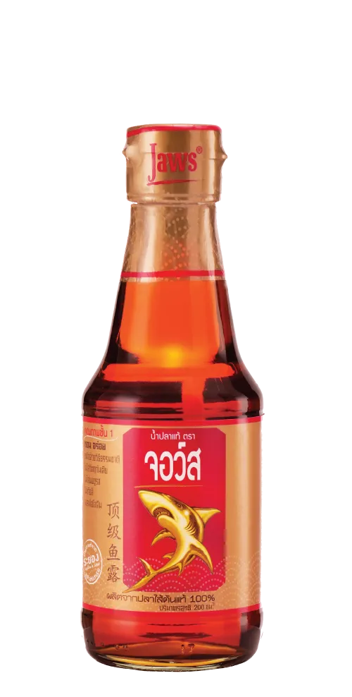 น้ำปลาจอว์ส 200 มล. | น้ำปลารุ่งโรจน์ จำกัด