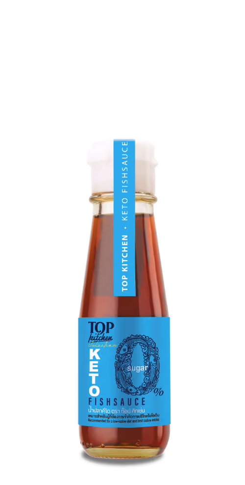 Top Kitchen Keto Fish Sauce 100 ml | Rungroj Fish Sauce Co., Ltd.