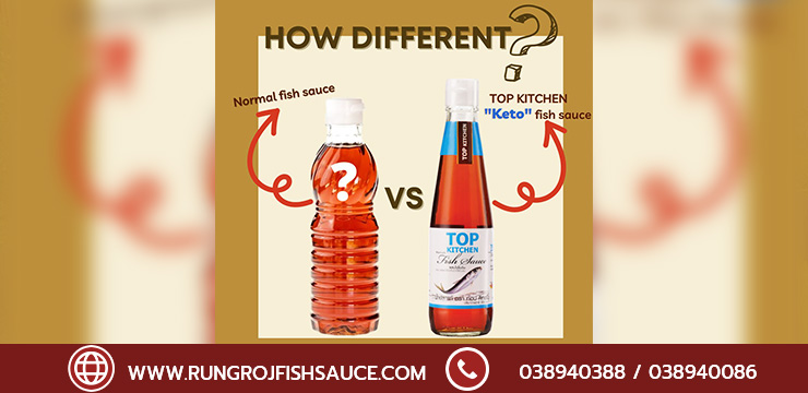 How is keto fish sauce different from normal fishsauce?